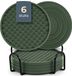 Castagnola Sous-verres en silicone – Set de 6 – Vert