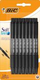 BIC Soft Feel Clic - Balpen - Comfortabele Grip - Pennen - Zwarte Inkt - Pen - 15 Stuks