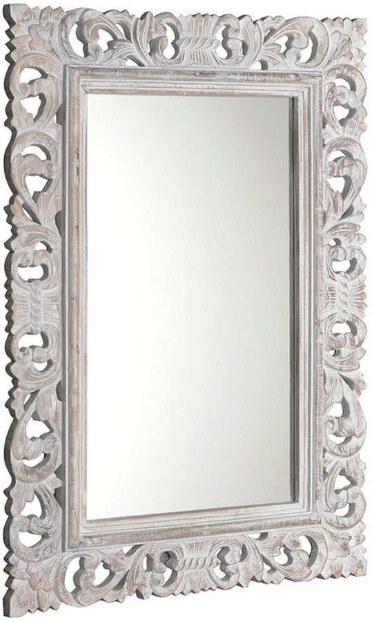 Sapho SCULE Spiegel met frame, 80x120cm, witgekalkt