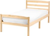 Beliani ECHALLON - Bed - Lichtbruin - 80 x 200 cm - Dennenhout