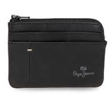 Pepe Jeans Staple Portemonnee zwart 11 x 7 x 1,5 cm leer