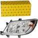HELLA 1EH 247 005-011 Halogeen Koplamp - voor o.a. Mercedes-Benz Sprinter 3-T Chassis (903) - SAE - voor rechtsrijdend verkeer - links
