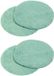 vidaXL - Hesses de polissage - pour - machine à polir - 4 - pièces - Ø - 14 - cm - Vert clair - Microfibre