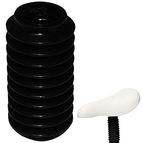 cyclingcolors Zwarte balg, zadelpen voor kinderen, Ø 25 mm, 80 mm, loopfiets, driewieler voor jongens