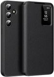 Techsuit Étui adapté pour Samsung Galaxy A16 - Étui portefeuille SmartView Book - Noir