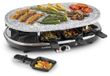 Merkloos Raclettegrill - 8 personen - Natuursteenplaat - 1500 W - Met thermostaat