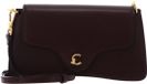 Coccinelle Leren schoudertas clutch C-Me Calf Hi-Tech Crossbody Bag Berry donkerpaars