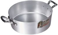 Pentole Agnelli BLTF-aluminium, met 2 handgrepen van roestvrij staal, zilver