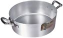 Pentole Agnelli BLTF-aluminium, met 2 handgrepen van roestvrij staal, zilver