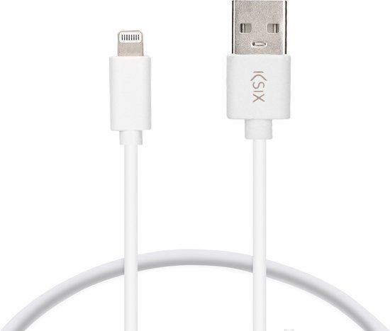 2068 Ksix Kabel USB naar Lightning 1 m Wit
