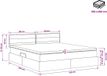 vidaXL Opbergbed met Matras en Hoofdeinde Zwart 160 x 200 cm Fluweel