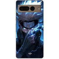Maniacase Google Pixel 7 Pro Kakashi Hatake anime fanart hoesje