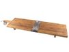 Merkloos / Sans marque Cookinglife Serveerplank/Tapasplank op pootjes - XXL - Bamboe - 100 x 26 cm