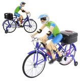 Merkloos JAMARA 402090 - fiets met geluid - beweegbare kop, realistische trapproductie, muziek, licht, blauw