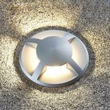 Lucande - Grondspots - 1licht - Aluminium - H: 2 cm - GU10 - titanium
