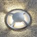 Lucande - Grondspots - 1licht - Aluminium - H: 2 cm - GU10 - titanium