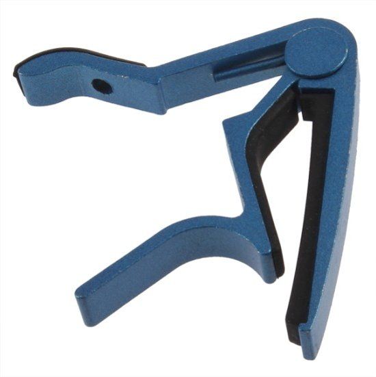 Papa's Plectrums Capo ronde toets metallic blauw