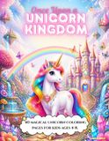 Once Upon a Unicorn Kingdom: A Magical Unicorn Coloring Book