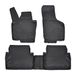 3D Norm Liners 3D rubberen matten automatten vloermatten compatibel met Sharan 2, vanaf 2010, individuele pasvorm met hoge rand cca 4-5 cm, all-weather 4-delig, premium kwaliteit