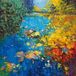 Your Decoration B.V. Kunstdruk Madjid - Idyll I 98x98cm