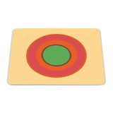 Bonamaison, Rechthoek Pop Art Digital bedrukte muismat, antislip onderkant, voor kantoor en thuis, grootte: 22x18 cm