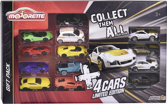 Majorette - Giftpack 9+4 Limited Edition 9 - Speelgoedvoertuig - Multi kleuren