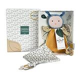Doudou et Compagnie (DOUDX) POLLEN L'ABEILLE BIO - knuffeldoek met fopspeenketting