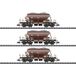 MiniTrix N Set de chariots « wagons de gravier de service »