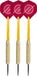 Faver Dartpijlenset Compleet - Reserve Shafts - Brass Coated - Rood – 21 gram