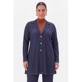 YOEK dolce blazer Plus Size - dark blue denim