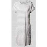 Schiesser Nachthemd 1/2 Arm, 95cm Dames Nachthemd - grijs melange - Maat XXL