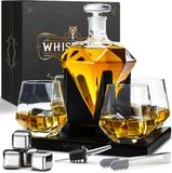 Whisiskey Diamant Whiskey Karaf Set - 1L - Glas - Karaf set XL
