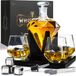 Whisiskey Diamant Whiskey Carafe Set - 1L - Verre - Carafe set XL