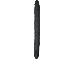 Zwarte dubbele dildo - Beige - 30 cm