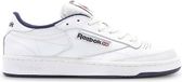 Reebok CLUB C 85 Heren Sneakers - Wit/Navy - Maat 44 - Leer