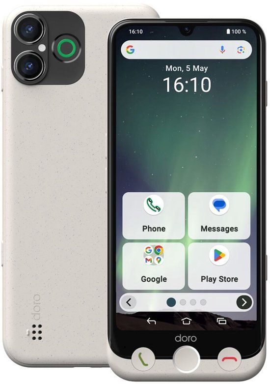 Doro Aurora A30 6.1" 128GB Wit
