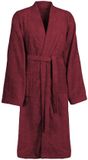 vidaXL - Peignoir - KINN - Rouge - M - Coton