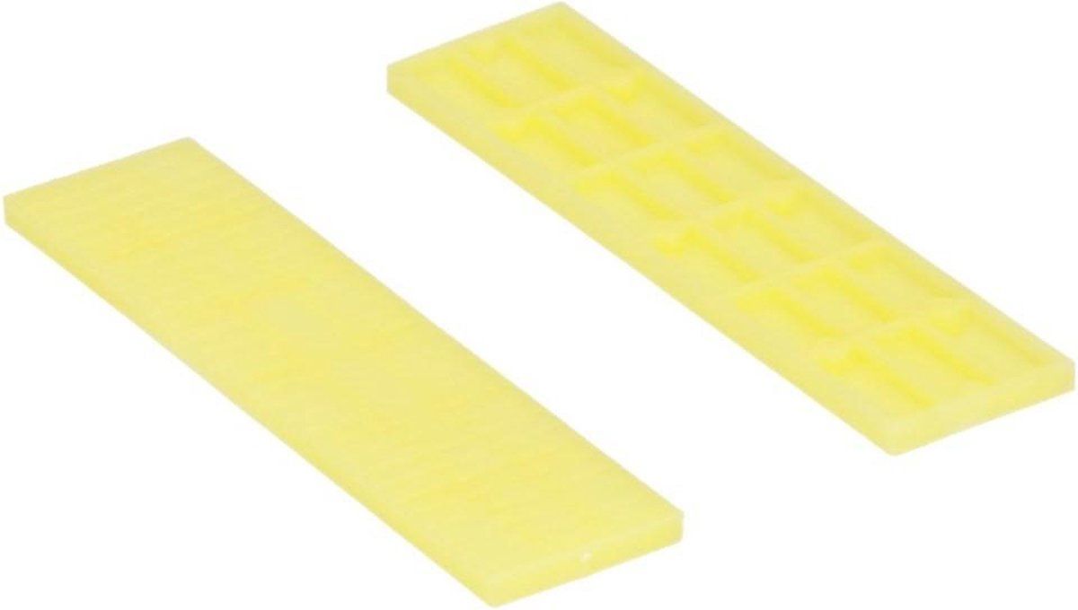 Köhler Woodcap Rasterblokje 26x4mm Geel 100/Zak