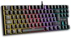 Clavier de jeu mécanique - TKL - RVB - Qwerty ES - Interrupteurs rouges - Noir