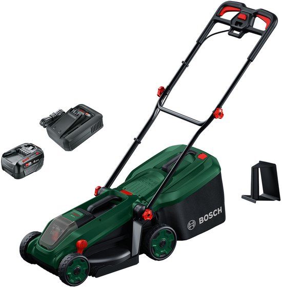 Bosch Rotak 18V-34 - Incl. 1 x 18 V Li-Ion accu (4,0 Ah) + AL18V-44 lader + Mulchplug - 06008B9N00