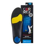 CURREX WorkPro Inlegzool voor werkschoenen, upgrade voor je veiligheidsschoenen, EU 44,5-46,5, hoog profiel