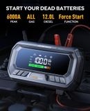 Yaber 4 In 1 6000A Jump Starter PD65W Power Bank 160PSI Luchtcompressor Bandpomp Draagbare Oplader Auto Booster Startapparaat