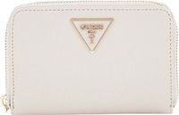 GUESS Laurel SLG Medium Zip Around Wallet Ivory Crème