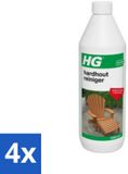 HG Hardhout Reiniger 1 liter - 4 stuks