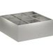 Maison Exclusive - Pot de fleurs pour jardin, couleur argent, 100 x 100 x 40 cm, acier inoxydable