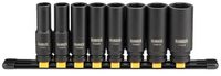 DeWalt - Dopsleutelset - 8-delig - 1/2 inch - Udarowa Głęboka