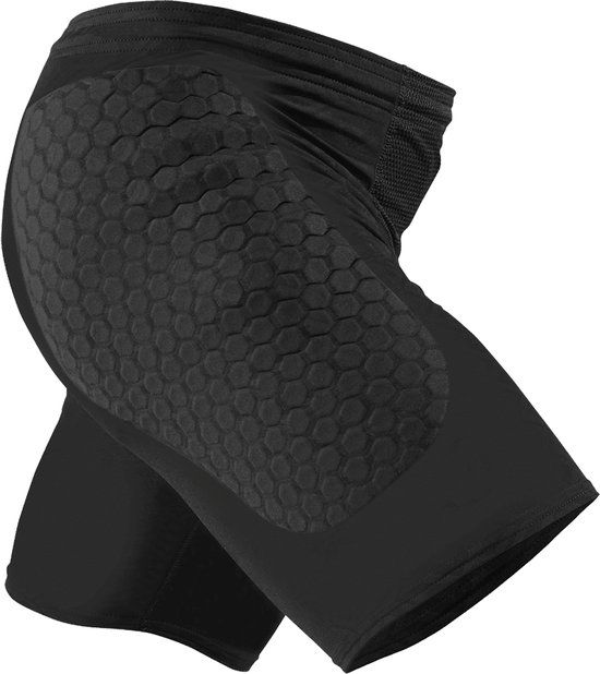 McDavid 724 Hex Sliding Padded Compression Short - Zwart - XL - Unisex - Voetbal