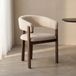 LABEL51 Osaka Chaise de salle à manger - Naturel - Superb - Bois de noyer