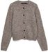 Vero Moda Gilet Vmnovah Ls O-neck Button Cardi Ga N 10320496 Brown Lentil/melange Femme Taille - L