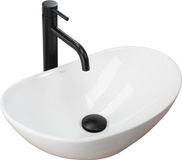 REA Royal Mini White Opzetwastafel Wit 47x30 cm
